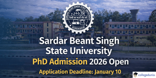 Sardar Beant Singh State University PhD Admission 2026 Open; Application Deadline January 10